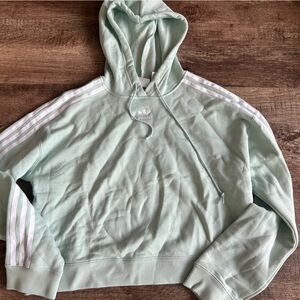 Adidas Women’s Mint Cropped Sweatshirt